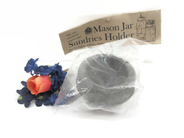 Mason Jar Sundries Cup Lid Holders Farmhouse Primitive Tea Lights 2012 NIP Lot 3 - £18.50 GBP
