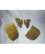 3 Piece Biblical Papyrus Fragment Set, St John, Pauline Epistle, Revelat... - $178.19