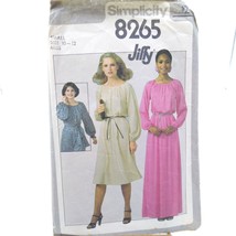 Vintage Sewing PATTERN Simplicity 8265, Jiffy Misses 1977 Pullover Dress... - $17.42