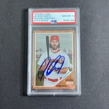 2011 Topps Chrome #C138 Jayson Werth Signed Card PSA Slabbed Auto 10 Nationals - £47.01 GBP