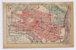1927 Original Vintage City Map Of SAINT-GERMAIN-EN-LAYE / France - £15.03 GBP