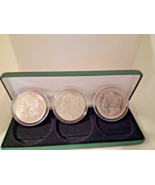 1921 PDS Set of Morgan Silver Dollars in Display Case # 1 - $222.75