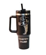 40oz Stainless Steel Tumbler Elizabethton Cyclones, Laser Engraved Tumbl... - $31.93 CAD
