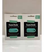 (2) SanDisk Cruzer Snap 64GB USB Flash Drive SDCZ62-064G-A4CG - £9.67 GBP