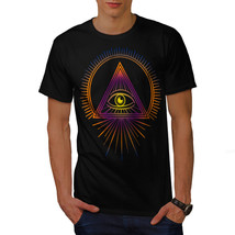 Illuminati Fashion Shirt Triangle Art Men T-shirt - £9.90 GBP