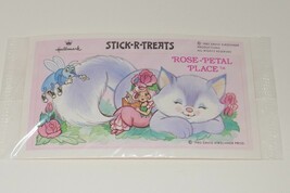 Hallmark 1983 Vintage Stick R Treats Rose Petal Place 80s Sticker TV Cartoon - £11.95 GBP