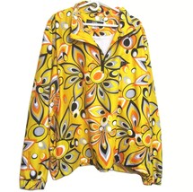 Loudmouth Golf Windbreaker Shirt Pullover Jacket XXL Shagadelic Yellow  ... - $34.60