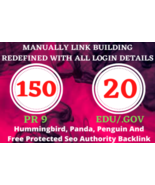 Manually Create 150 Pr9 + 20 Edu/Gov Dofollow DA 90+ SEO profile backlinks - £14.78 GBP