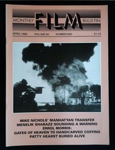 BFI Monthly Film Bulletin Magazine April 1989 mbox1365 - No.663 Errol Morris - £5.52 GBP