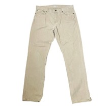 Old Navy Men&#39;s 36x34 Straight Leg Chino Pants Beige Flat Front Cotton 5 ... - £15.56 GBP