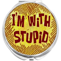 Im With Stupid Compact with Mirrors - Perfect for your Pocket or Purse - £9.31 GBP