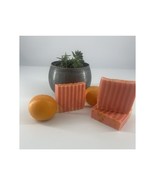 3x Goat Milk Soap Bar Tangerine Grapefruit Orange w/ Zest 3oz Body Handm... - €13,98 EUR