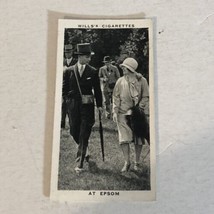 King George V At Epsom WD &amp; HO Wills Vintage Cigarette Card #30 - £2.36 GBP