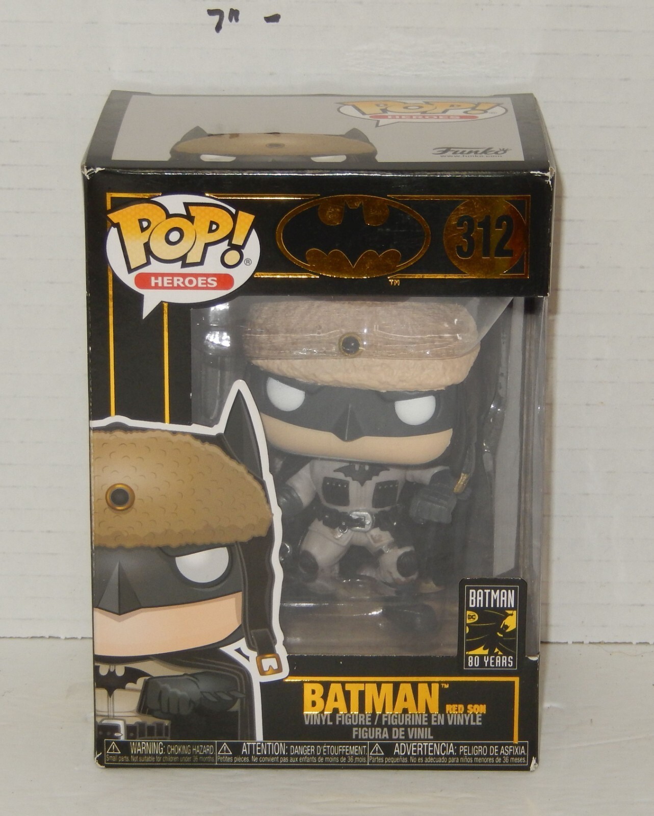 Funko POP Heroes DC Universe Batman (Red Son 2003) #312 Vinyl Figure NIP - $24.70