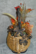 Thanksgiving Autumn Fall Artificial Leaves Plant Centerpiece Table Decoration - £7.64 GBP