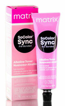 Matrix SoColor SYNC Pre-Bonded Full-Bodied ALKALINE TONER Hair Color ~ 2... - $8.00