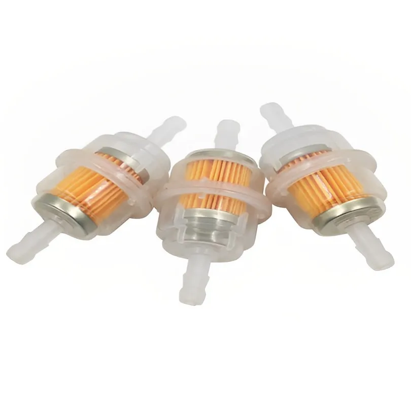 3pcs Motorcycle Gasoline Filter Big Petrol In-Line Universal Clear Gas Fuel Filt - £106.34 GBP