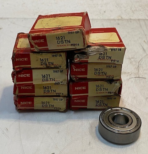 9 Quantity of NICE Ball Bearings 1621DSTNTG18 | 35x12x11mm (9 Quantity) - $74.99