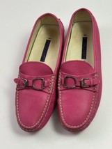 Ralph Lauren Collection Women&#39;s Pink Leather Slip On Loafers Size 6.5 B - $160.53