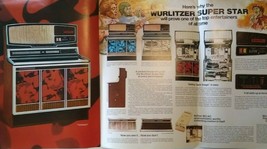 Wurlitzer Super Star Jukebox Flyer Vintage Original Phonograph Foldout 1... - £19.74 GBP