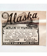 1917 Alaska Steamer White Pass Yukon Route Advertisement WW1 Era Ships E98G - $27.34 CAD