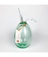 Bella Lux-Spring Collection Light Green Blown Glass Egg Bunny Rabbit NWT... - £23.34 GBP
