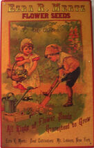 Rustic/Vintage Ezra Mertz Flower Seeds Garden Yard Metal Sign - $24.95
