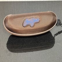 Maui Jim Sunglass Case Zippered Semi Hard Brown with Clip (Case ONLY) - $8.62