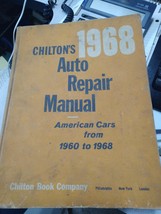 Chilton&#39;s 1968 Auto Repair Manual American Cars from 1960 to1968  - £21.08 GBP