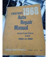Chilton&#39;s 1968 Auto Repair Manual American Cars from 1960 to1968  - £21.49 GBP