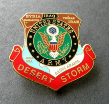 Desert Storm 1991 US Army Veteran Shield Lapel Pin Badge 1 inch - £4.50 GBP