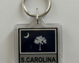 South Carolina State Flag Key Chain 2 Sided Key Ring - $4.95