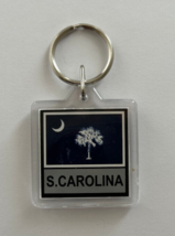 South Carolina State Flag Key Chain 2 Sided Key Ring - £3.91 GBP