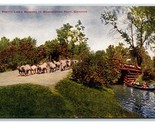 Sheep Lawn Mowers Washington Park Chicago Illinois IL UNP DB Postcard P18 - $4.03