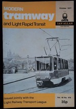 Modern Tramway and Light Rapid Magazine October 1975 mbox3657/i Vol.40 No.478. - £3.90 GBP