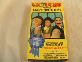 VHS Groucho and the Marx Brothers - You Bet Your Life PILOT ++ Movie Previews - £3.40 GBP