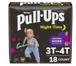 Huggies Pull-Ups Girls&#39; Night-Time Potty Training Pants 3T - 4T18.0ea - £23.61 GBP