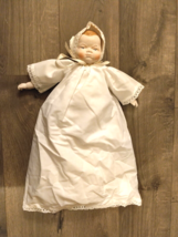 Vintage Porcelain Bisque SHACKMAN Baby Doll Original Dress Bye Lo Baby Doll 14&quot; - £22.63 GBP