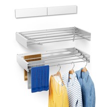 , Wall Mounted Drying Rack, Clothes Drying Rack, Retractable Drying Rack... - $91.99