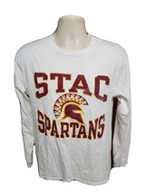 STAC St Thomas Aquinas College Spartans Adult Medium White Long Sleeve TShirt - £11.73 GBP