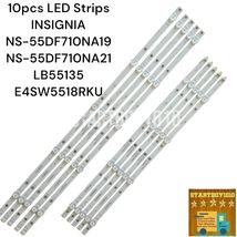 10pcs LED Strips INSIGNIA NS-55DF710NA19 NS-55DF710NA21 LB55135 E4SW5518RKU - $20.90