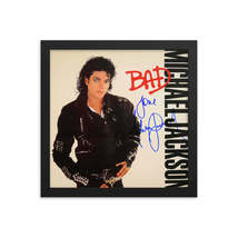 Michael Jackson signed Bad album Reprint - £67.94 GBP