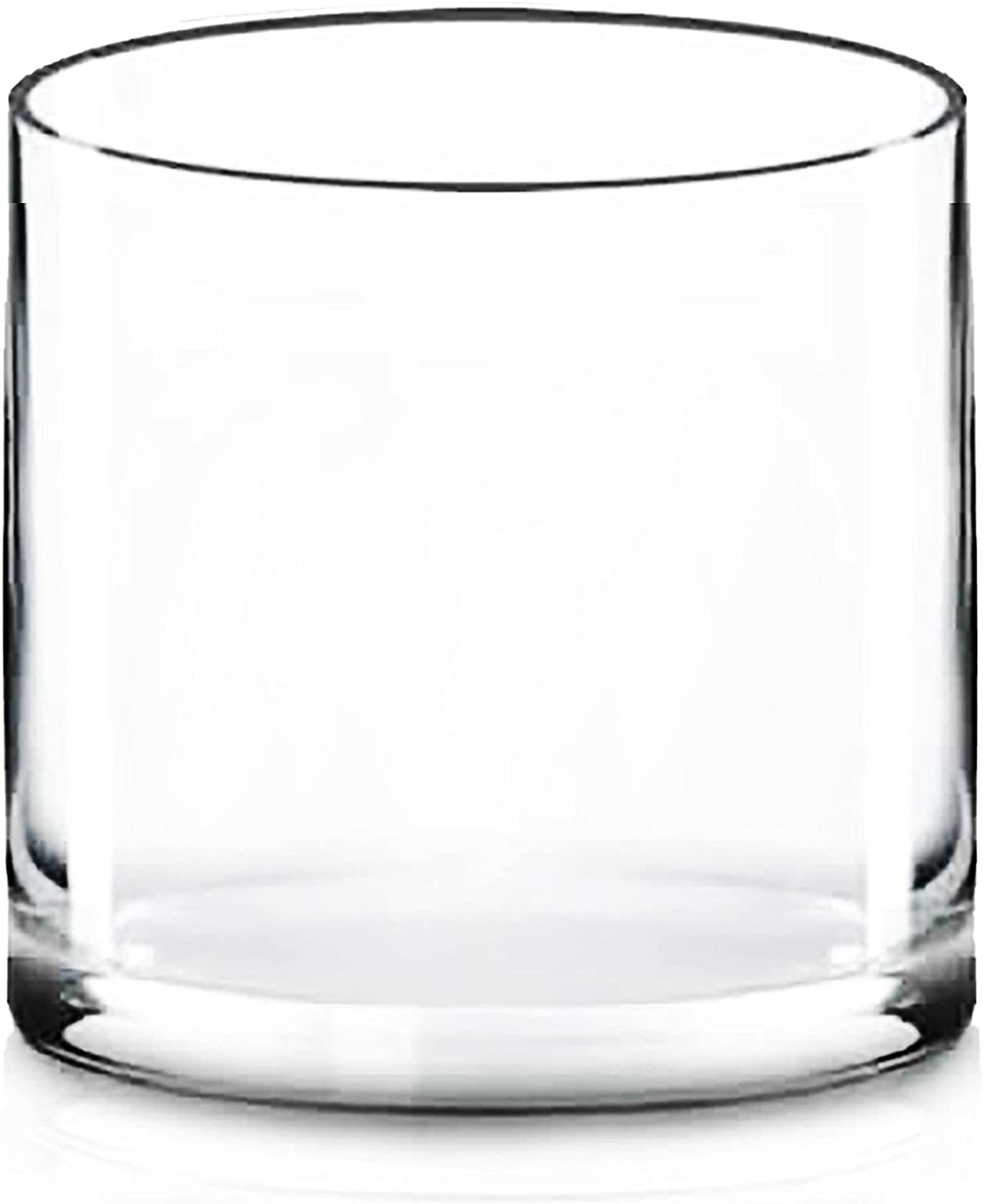 Cys Excel Glass Cylinder Flower Vase (H:6" D:7") | Multiple Size Choices Glass - $37.99
