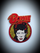 DAVID BOWIE ROCK POP MUSIC SINGER EMBROIDERED PATCH  - £3.92 GBP