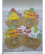 NEW 4 SpaLife Facial Sheet Masks - 2 Glow Vit C  - 1 Hydrate Hyaluronic-... - €9,95 EUR