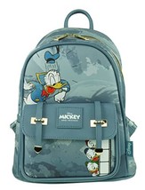 KBNL Donald Duck 11inch Vegan Leather Mini Backpack - A21830,Multicolour... - $67.15