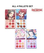 Princess Matte Shimmer Glitter 9 Color Eyeshadow Palette Bulk Set - $29.69