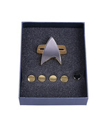 Star Trek Badge Set Voyager Communicator Star Trek Pin Rank Pin Set - $25.99