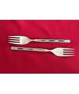 Vtg Madrid Black Salad Forks Oneida Community Silver - €16,24 EUR
