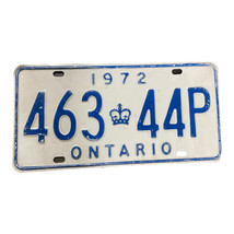 1972 Ontario license plate 463 44P Vintage Man Cave Garage Classic Car D... - $24.99